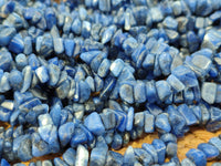 Polished Sodalite Beaded Tumble Chip Necklace - Sold Per Item - From Namibia