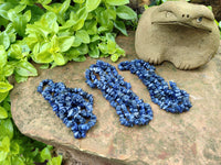 Polished Sodalite Beaded Tumble Chip Necklace - Sold Per Item - From Namibia