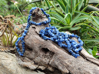 Polished Sodalite Beaded Tumble Chip Necklace - Sold Per Item - From Namibia