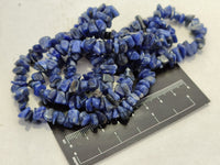 Polished Sodalite Beaded Tumble Chip Necklace - Sold Per Item - From Namibia