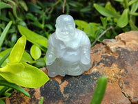 Polished Mini Rainbow Fluorite Buddha Carvings - sold per item - From Uis, Namibia