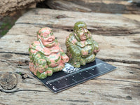 Polished Mini Unakite Buddha Carvings - sold per item - From Australia