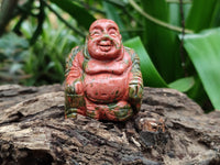 Polished Mini Unakite Buddha Carvings - sold per item - From Australia