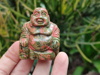 Polished Mini Unakite Buddha Carvings - sold per item - From Australia