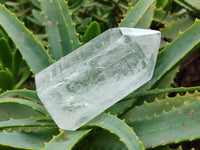 Polished Frosted Quartz Crystal Points x 6 From Madagascar