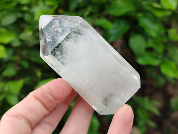 Polished Frosted Quartz Crystal Points x 6 From Madagascar