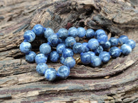 Polished Sodalite Beaded Necklace - Sold Per Item - From Namibia