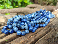 Polished Sodalite Beaded Necklace - Sold Per Item - From Namibia