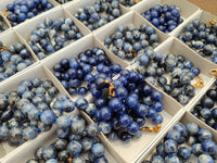 Polished Sodalite Beaded Necklace - Sold Per Item - From Namibia