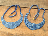 Polished Sodalite Egyptian Choker Necklace - Sold Per Item - From Namibia