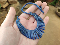 Polished Sodalite Egyptian Choker Necklace - Sold Per Item - From Namibia