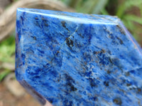 Polished Sodalite Points x 2 From Kunene River, Namibia