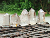 Polished Smokey Quartz Crystals x 20 From Madagascar