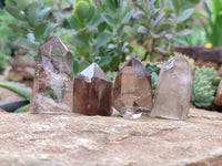 Polished Smokey Quartz Crystals x 20 From Madagascar