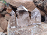 Polished Smokey Quartz Crystals x 20 From Madagascar