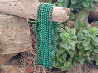 Polished Malachite Beaded Necklace - Sold Per Item- From Congo