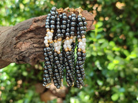 Polished Hematite and Freshwater Pearl Beaded Bracelet - Sold Per Item - From Southern Africa