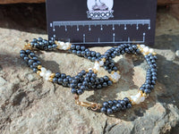 Polished Hematite and Freshwater Pearl Beaded Bracelet - Sold Per Item - From Southern Africa