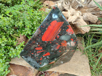 Polished Extra Large A Grade Bloodstone Display Piece x 1 From Swaziland