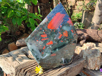 Polished Extra Large A Grade Bloodstone Display Piece x 1 From Swaziland