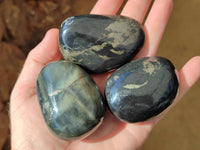 Polished Pharaoh Stone Palm Stones x 6 From Zimbabwe