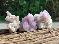 Natural Amethyst Spirit Quartz Clusters x 12 From Boekenhouthoek, South Africa