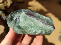 Natural Watermelon Fluorite Specimens x 2 From Uis, Namibia