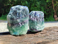 Natural Watermelon Fluorite Specimens x 2 From Uis, Namibia