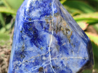 Polished Sodalite Points x 2 From Kunene River, Namibia