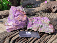 Natural Stichtite Specimens x 3 From Barberton, South Africa