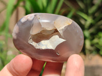 Polished Flower Agate Palm Stones x 24 From Madagascar