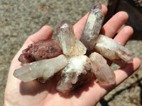 Natural Red Hematoid Quartz Crystals x 35 From Karoi, Zimbabwe