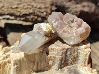 Natural Red Hematoid Quartz Crystals x 35 From Karoi, Zimbabwe