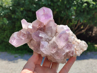 Natural Jacaranda Amethyst Quartz Clusters x 2 from Mumbwa, Zambia