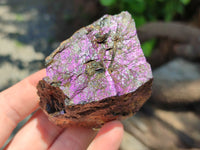 Natural Metallic Purpurite Cobbed Specimens x 8 From Erongo, Namibia