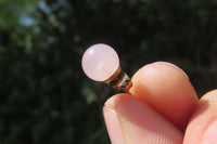 Polished Pair of Rose Quartz Stud Earrings - sold per Pair - From South Africa