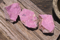 Natural Salrose Cobaltion Dolomite Specimens x 4 From Kakanda, Congo