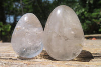 Polished Girasol Pearl Quartz Gemstone Eggs x 20 From Madagascar