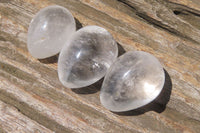 Polished Girasol Pearl Quartz Gemstone Eggs x 20 From Madagascar