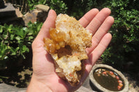 Natural Limonite Quartz Clusters x 6 From Solwezi, Zambia