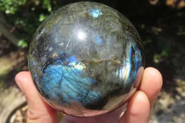 Polished Labradorite Spheres x 4 From Tulear, Madagascar