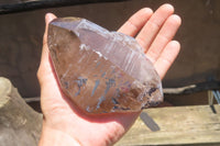 Natural Smokey Quartz Crystals x 3 From Zomba, Malawi