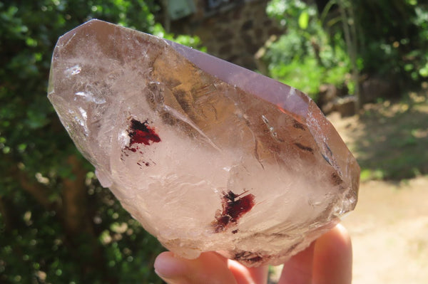 Natural Smokey Quartz Crystals x 3 From Zomba, Malawi