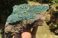 Natural Botryoidal Malachite Specimens x 3 From Tenke Fungurume, Congo