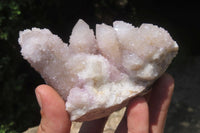 Natural Spirit Quartz Clusters x 4 From Boekenhouthoek, South Africa