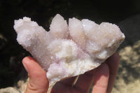 Natural Spirit Quartz Clusters x 4 From Boekenhouthoek, South Africa