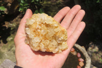 Natural Limonite Quartz Clusters x 12 From Solwezi, Zambia