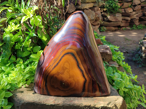 Polished Banded Tiger Iron Jasper Free Form x 1 From Northern Cape, South Africa