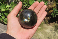 Polished Labradorite Spheres x 4 From Tulear, Madagascar