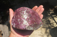 Polished Rubellite Pink Tourmaline Standing Free Form x 1 From Ambatondrazaka, Madagascar